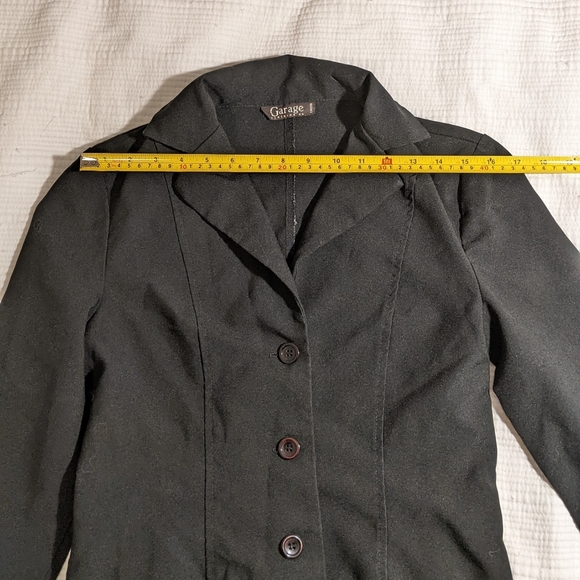 Garage casual black blazer, slim fit - Picture 7 of 7